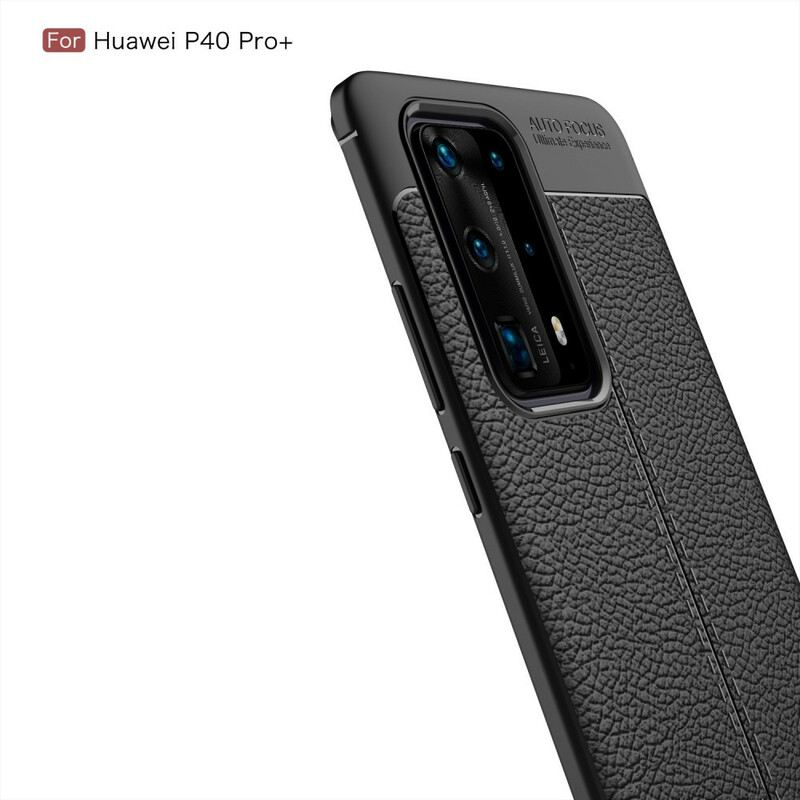 Tok Huawei P40 Pro Plus Rugalmas Szénszálas Textúra