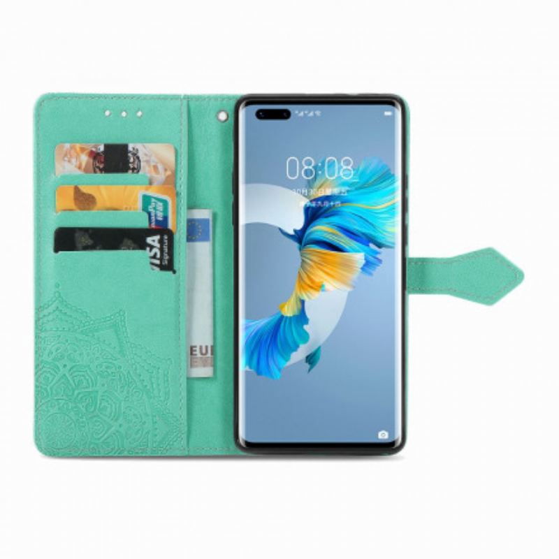 Kinyitható Tokok Huawei Mate 40 Pro Mandala Középkor