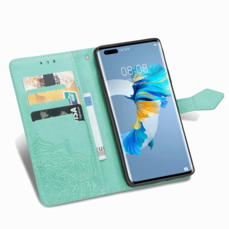 Kinyitható Tokok Huawei Mate 40 Pro Mandala Középkor