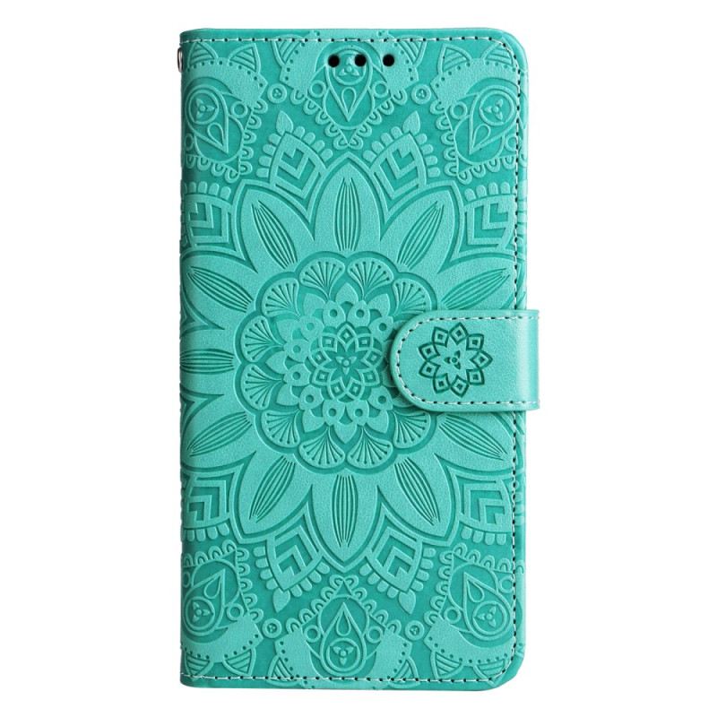 Fliptok / Bőrtok Xiaomi 13 Pro Mandala Nap Zsinórral