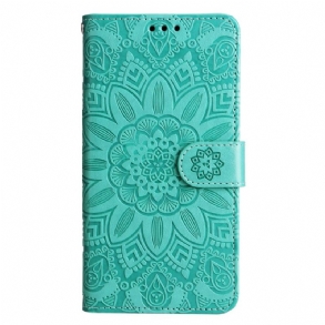 Fliptok / Bőrtok Xiaomi 13 Pro Mandala Nap Zsinórral