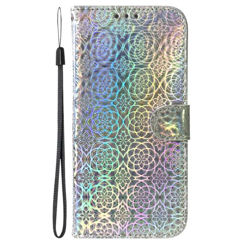 Fliptok / Bőrtok Xiaomi 13 Pro szíjjal Strappy Disco Stílus