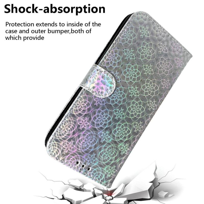 Fliptok / Bőrtok Xiaomi 13 Pro szíjjal Strappy Disco Stílus