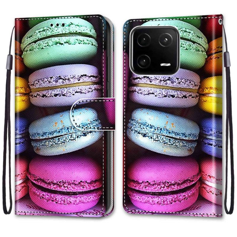 Kinyitható Tokok Xiaomi 13 Pro Macarons