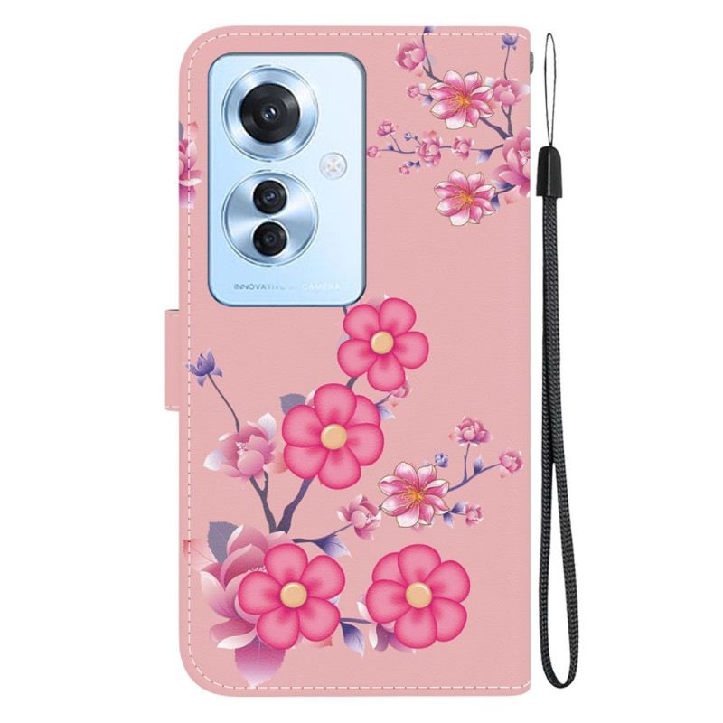 Fliptok Oppo Reno 11f 5g Sakura Minta Pánttal