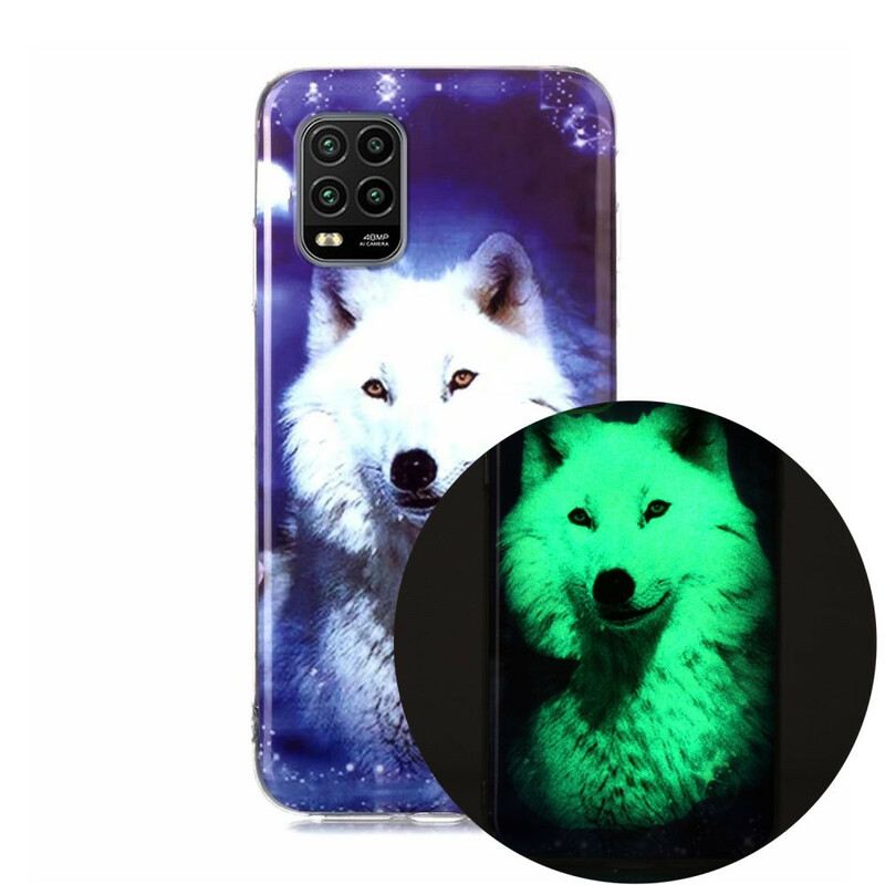 Telefontok Xiaomi Mi 10 Lite Fluoreszkáló Wolf Sorozat