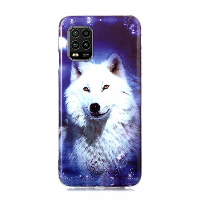 Telefontok Xiaomi Mi 10 Lite Fluoreszkáló Wolf Sorozat