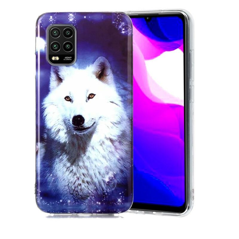 Telefontok Xiaomi Mi 10 Lite Fluoreszkáló Wolf Sorozat