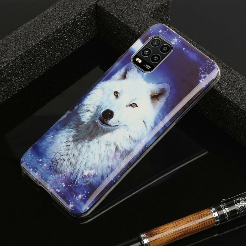 Telefontok Xiaomi Mi 10 Lite Fluoreszkáló Wolf Sorozat