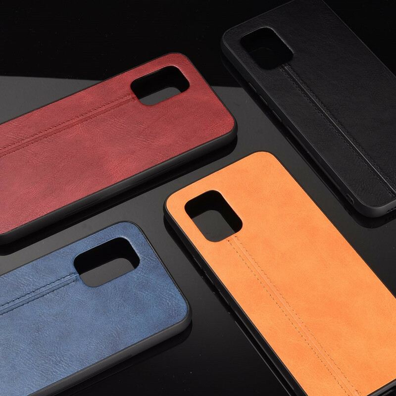 Tok Xiaomi Mi 10 Lite Couture Bőr Hatás