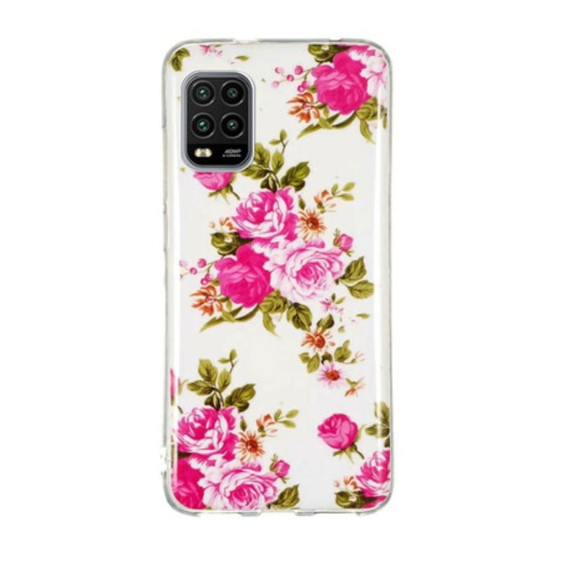 Tok Xiaomi Mi 10 Lite Fluoreszkáló Liberty Flowers