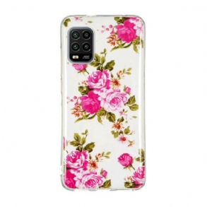 Tok Xiaomi Mi 10 Lite Fluoreszkáló Liberty Flowers