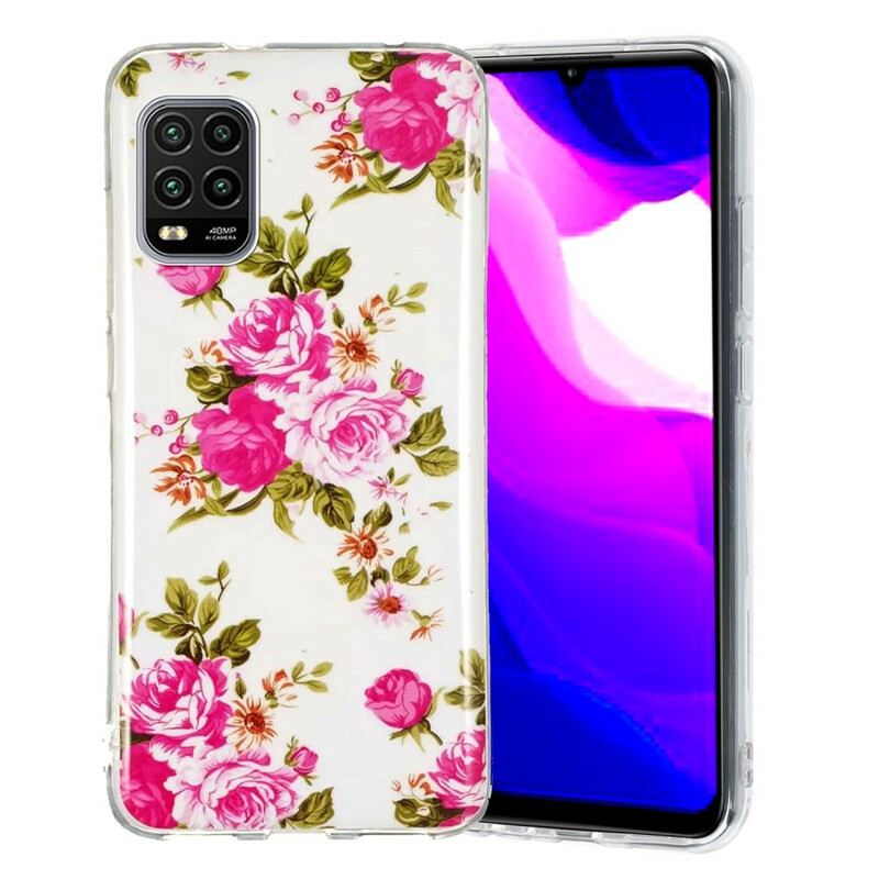 Tok Xiaomi Mi 10 Lite Fluoreszkáló Liberty Flowers