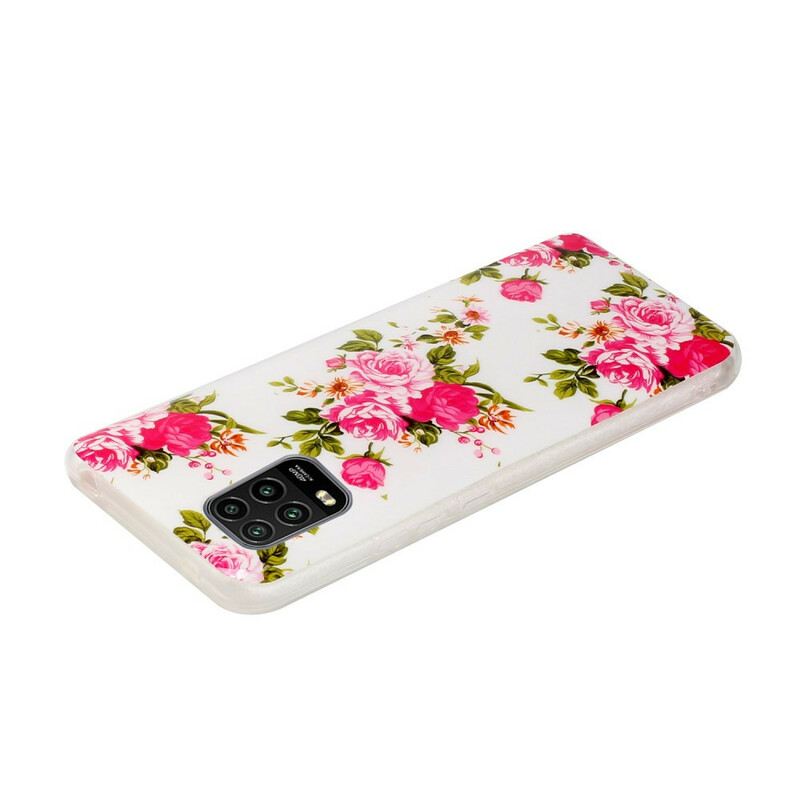 Tok Xiaomi Mi 10 Lite Fluoreszkáló Liberty Flowers