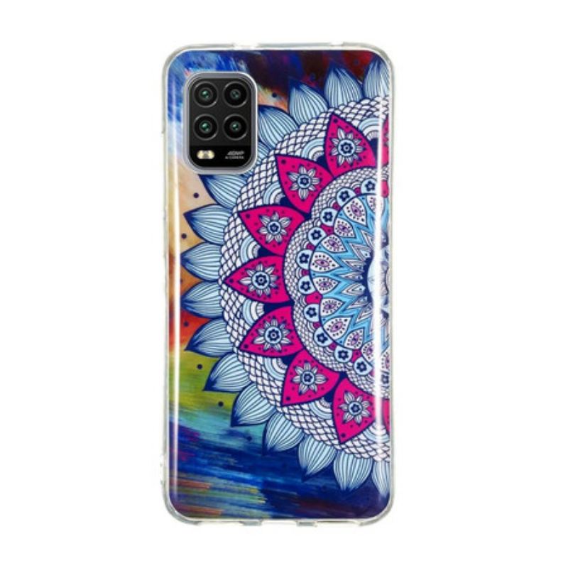 Tok Xiaomi Mi 10 Lite Fluoreszkáló Színes Mandala