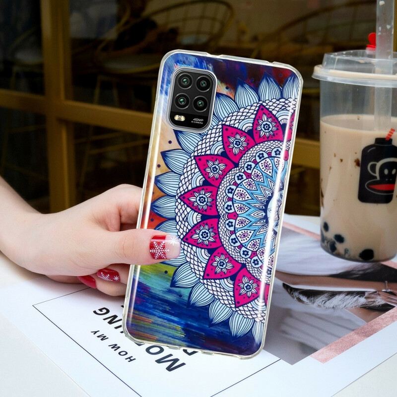 Tok Xiaomi Mi 10 Lite Fluoreszkáló Színes Mandala