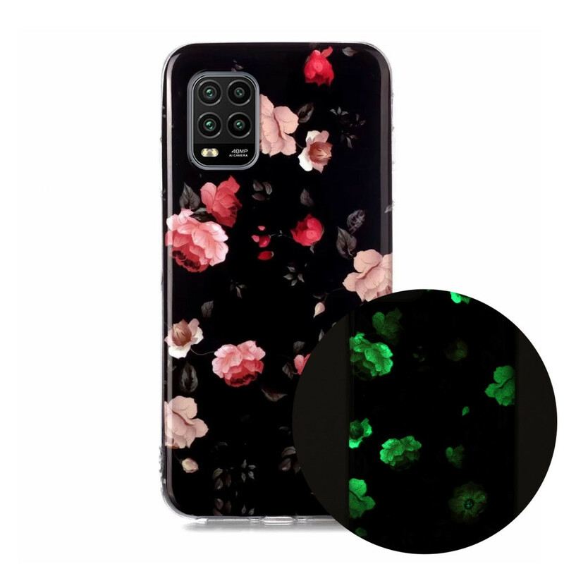 Tok Xiaomi Mi 10 Lite Fluoreszkáló Virágok