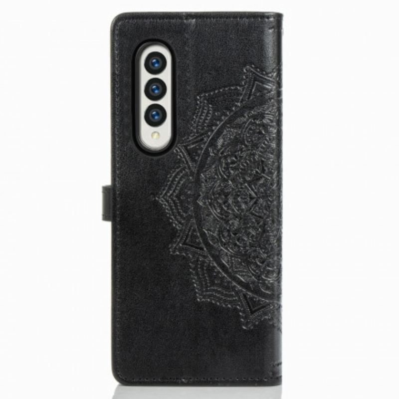 Fliptok / Bőrtok Samsung Galaxy Z Fold 3 5G Mandala Középkor