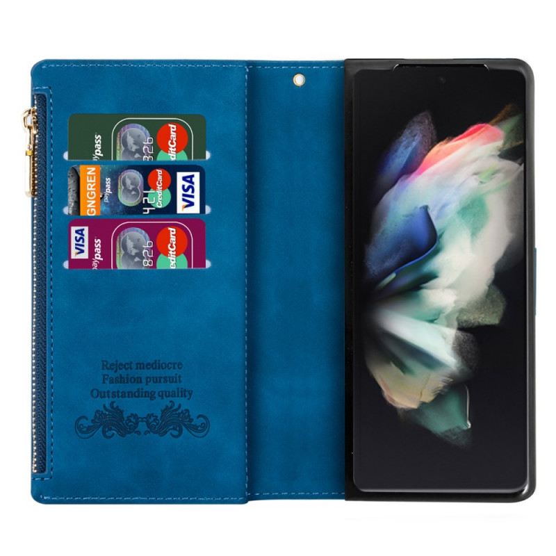 Fliptok Samsung Galaxy Z Fold 3 5G Érmepénztárcával