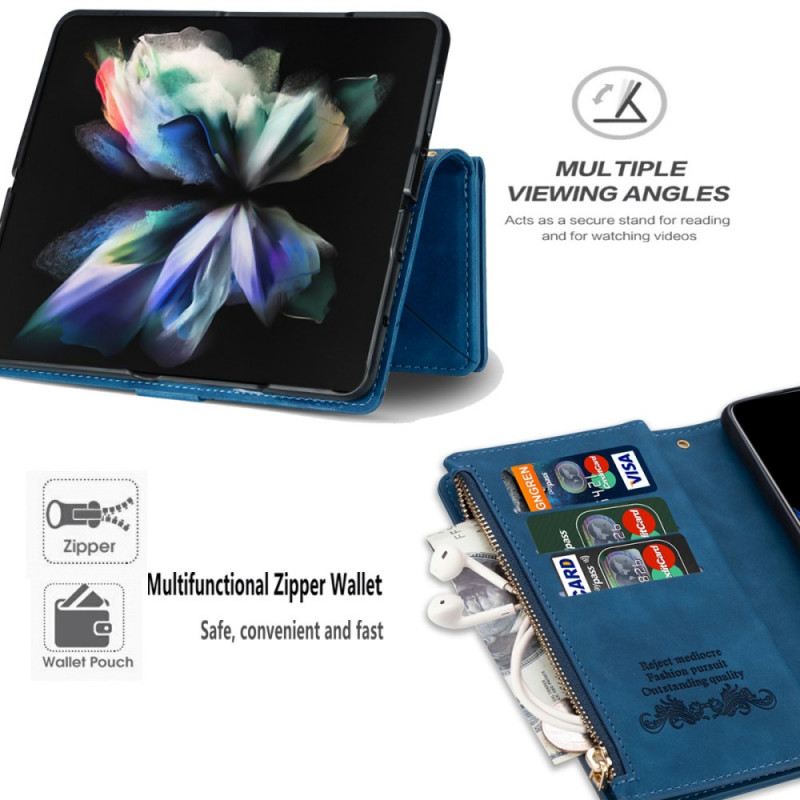 Fliptok Samsung Galaxy Z Fold 3 5G Érmepénztárcával