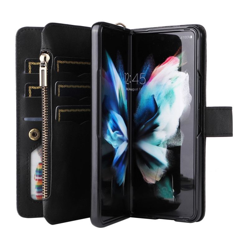 Fliptok Samsung Galaxy Z Fold 3 5G Többfunkciós Kártyatartó