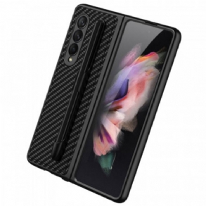 Telefontok Samsung Galaxy Z Fold 3 5G Szénszálas Tolltartó Gkk