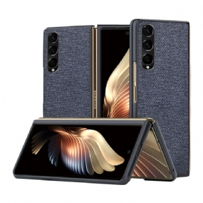 Telefontok Samsung Galaxy Z Fold 3 5G Texturált Bőr Hatás