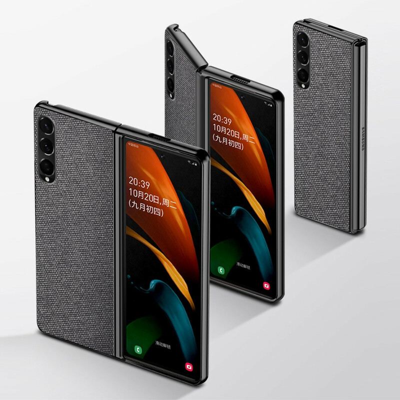 Telefontok Samsung Galaxy Z Fold 3 5G Texturált Bőr Hatás