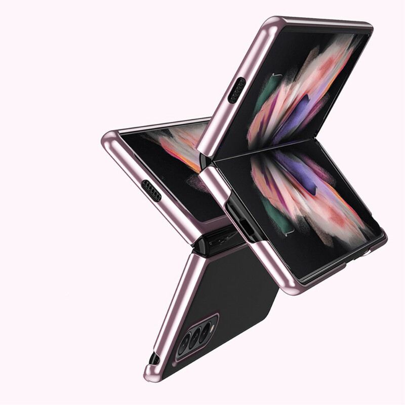 Tok Samsung Galaxy Z Fold 3 5G Átlátszó Fém Stílusú Élek