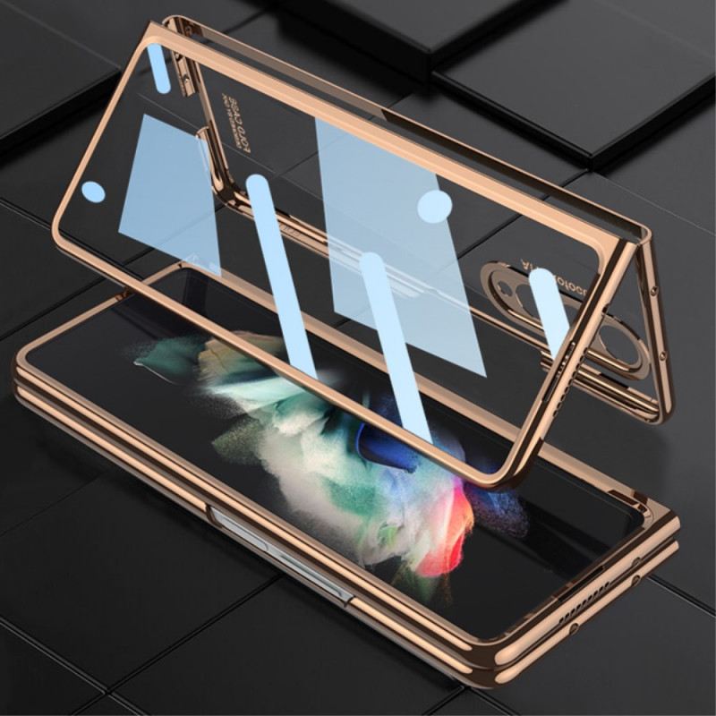 Tok Samsung Galaxy Z Fold 3 5G Átlátszó Gkk Stylus Tartóval