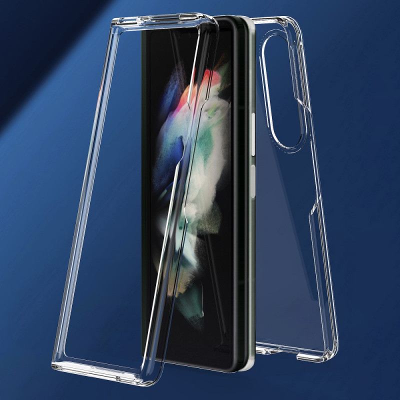 Tok Samsung Galaxy Z Fold 3 5G Átlátszó Színes Élek