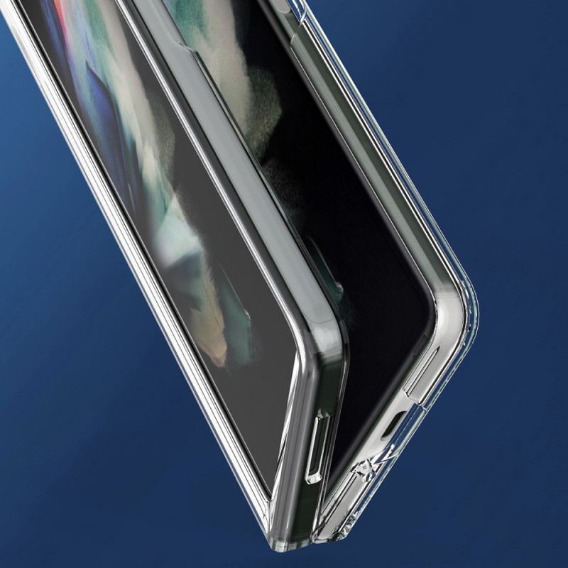 Tok Samsung Galaxy Z Fold 3 5G Átlátszó Színes Élek