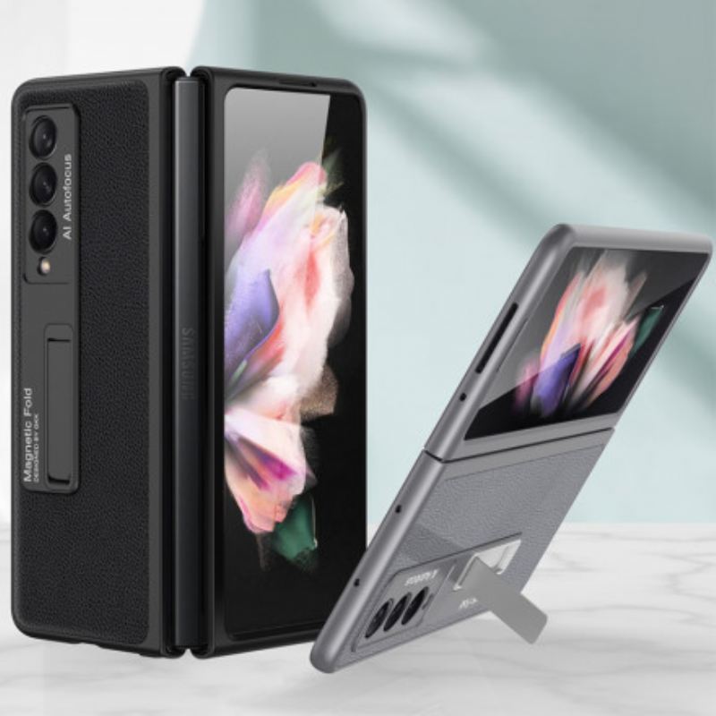 Tok Samsung Galaxy Z Fold 3 5G Gkk Támogatás Licsi Bőr