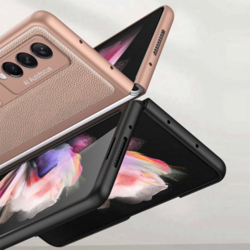 Tok Samsung Galaxy Z Fold 3 5G Gkk Támogatás Licsi Bőr