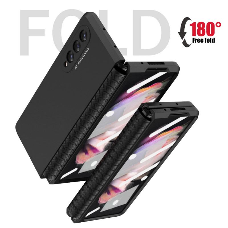 Tok Samsung Galaxy Z Fold 3 5G Képernyővédő Fóliával És Zsanérral