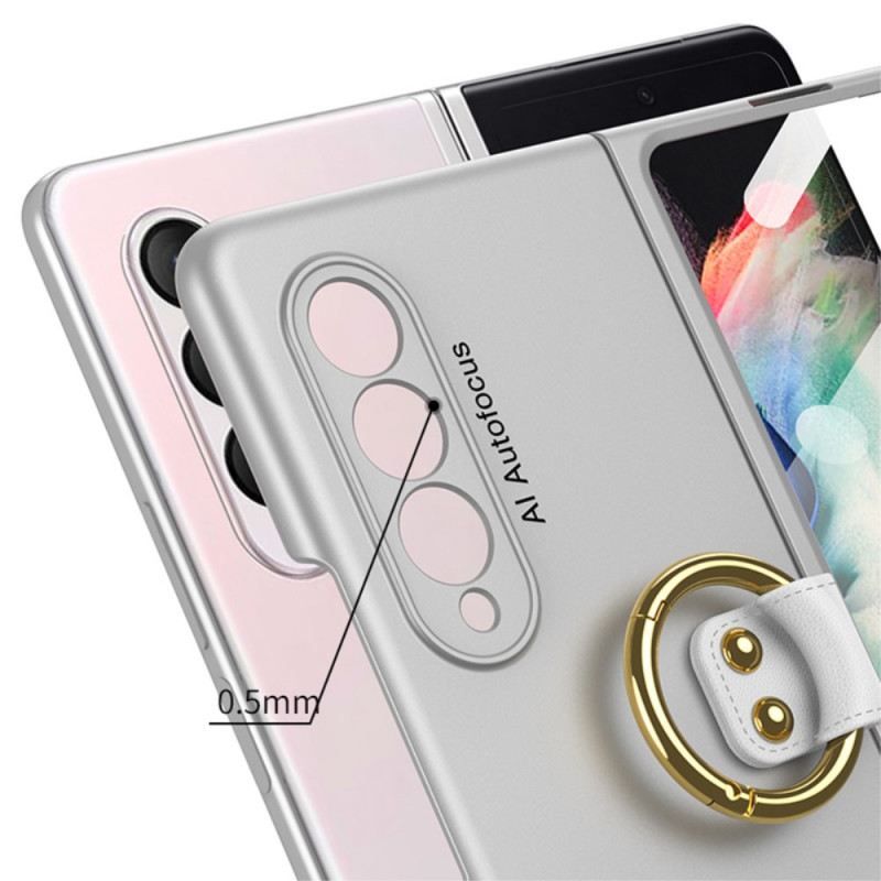 Tok Samsung Galaxy Z Fold 3 5G Ring-support És Képernyővédő Fólia Gkk