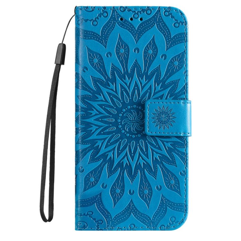 Bőrtok Xiaomi Redmi Note 13 4g Mandala Szíjjal