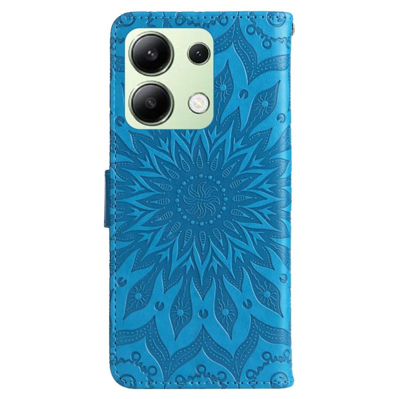 Bőrtok Xiaomi Redmi Note 13 4g Mandala Szíjjal