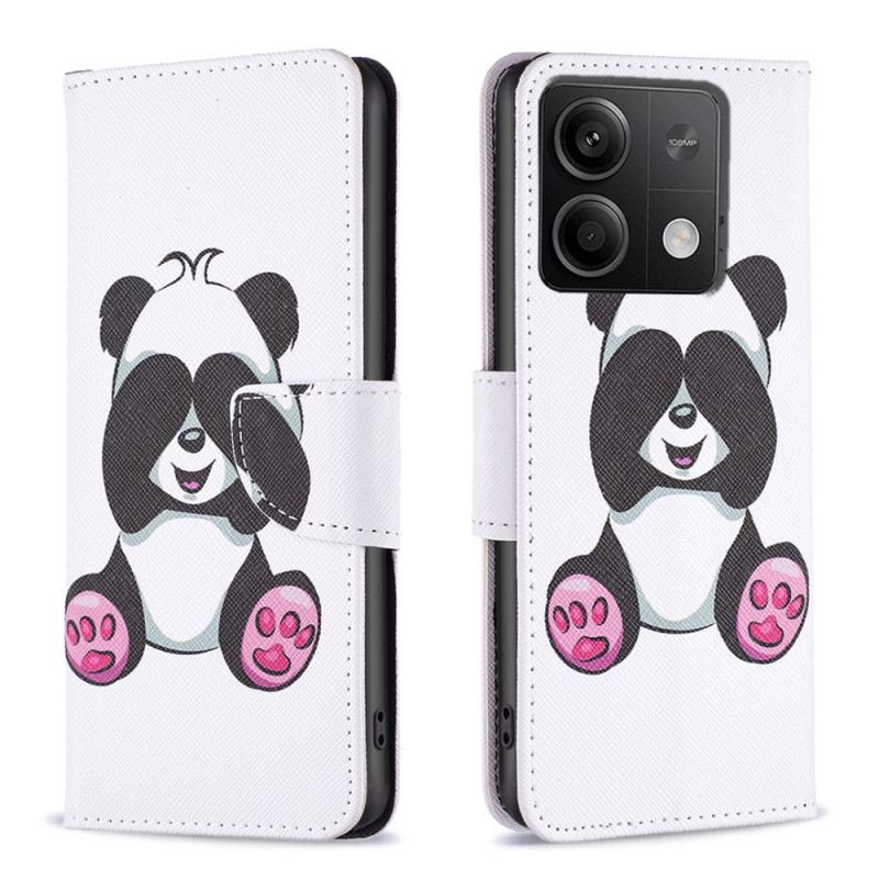 Bőrtok Xiaomi Redmi Note 13 4g Panda