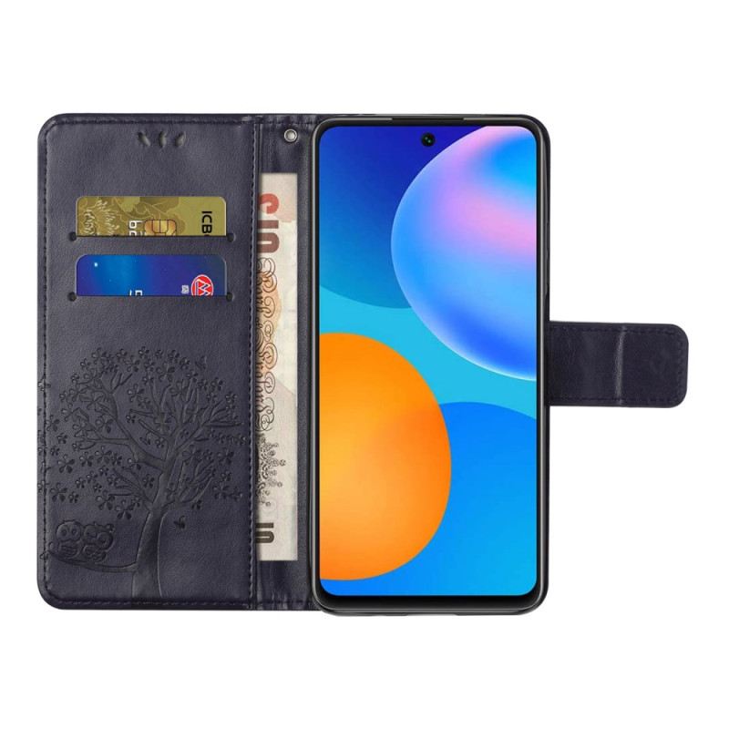 Fliptok Xiaomi Redmi Note 13 4g Fa És Baglyok Szíjjal