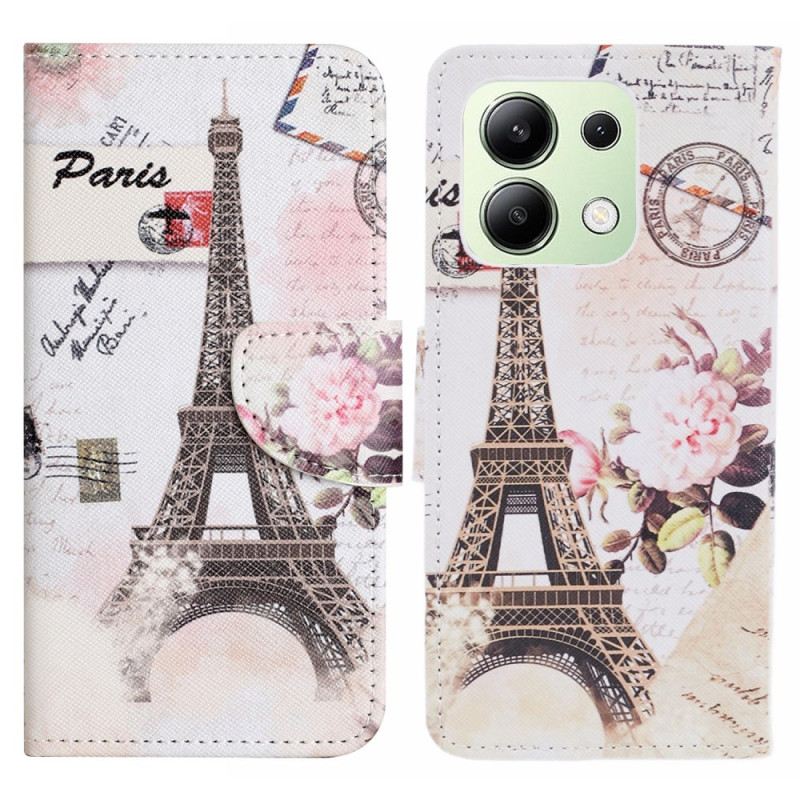 Fliptok Xiaomi Redmi Note 13 4g Vintage Eiffel-torony