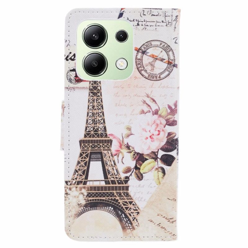 Fliptok Xiaomi Redmi Note 13 4g Vintage Eiffel-torony