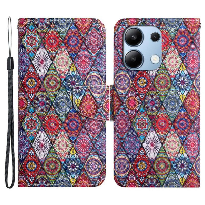 Fliptok Xiaomi Redmi Note 13 4g Zsinóros Kaleidoszkóp