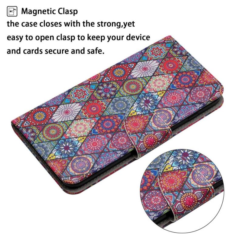 Fliptok Xiaomi Redmi Note 13 4g Zsinóros Kaleidoszkóp