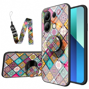 Tok Xiaomi Redmi Note 13 4g Patchwork Tartógyűrű És Szíj