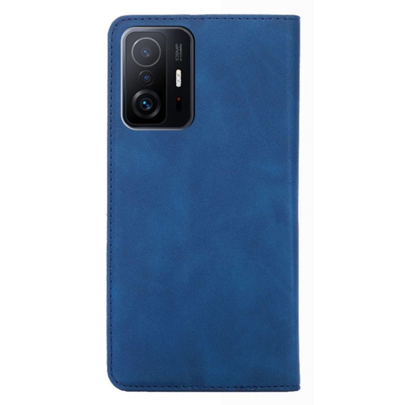 Fliptok Xiaomi 11T / 11T Pro Bőrtok Skin Touch