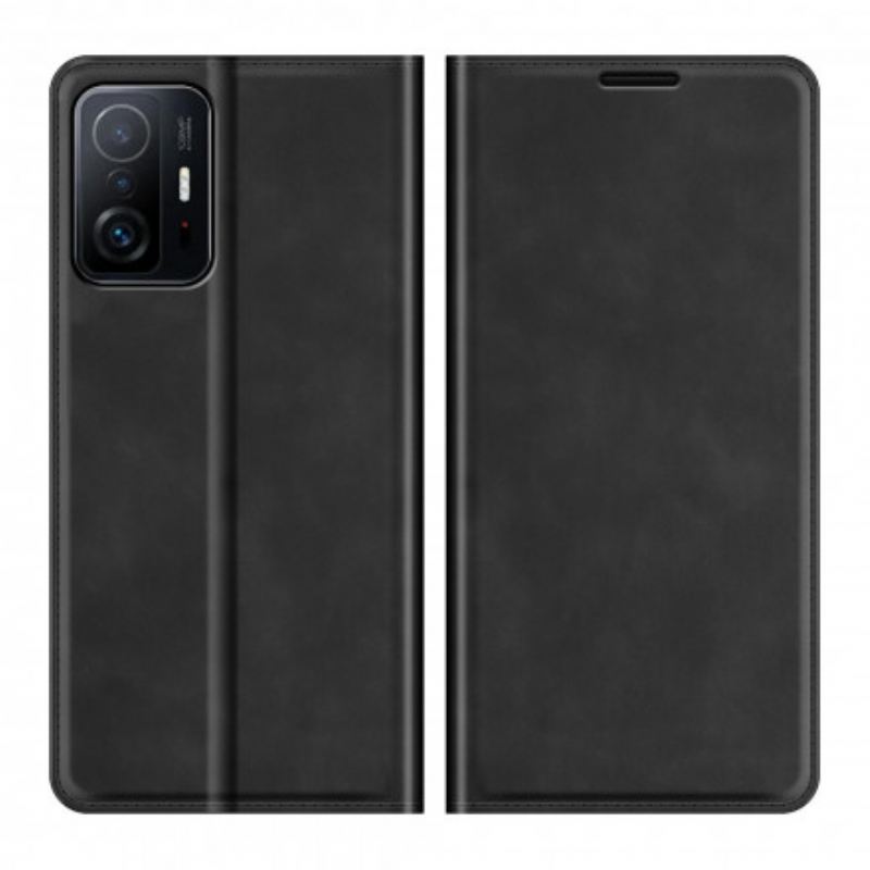 Fliptok Xiaomi 11T / 11T Pro Bőrtok Skin Touch