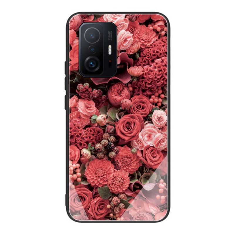 Tok Xiaomi 11T / 11T Pro Rose Flowers Edzett Üveg