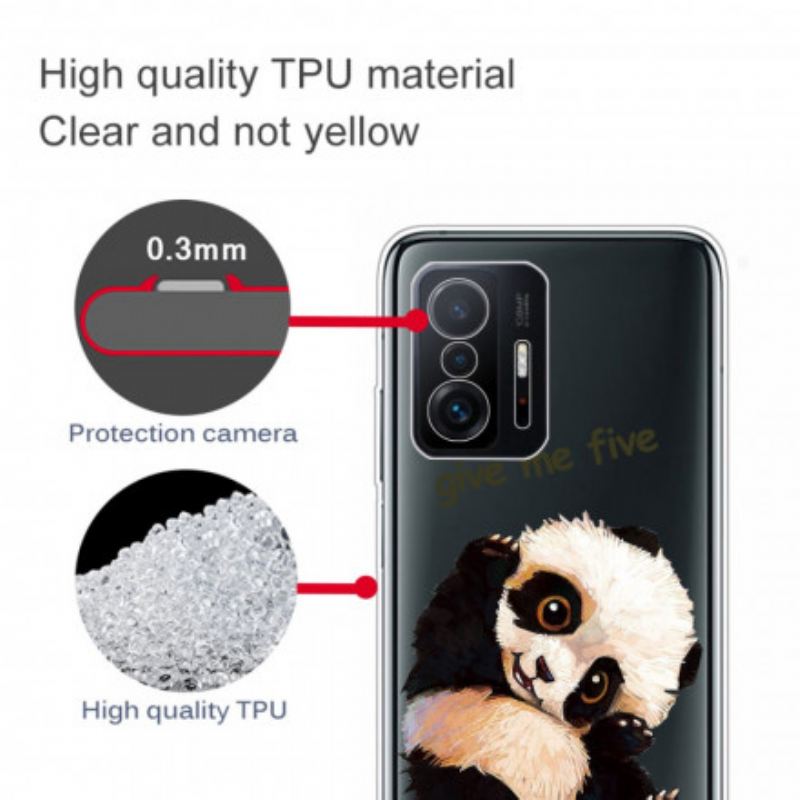 Tok Xiaomi 11T / 11T Pro Zökkenőmentes Panda Give Me Five