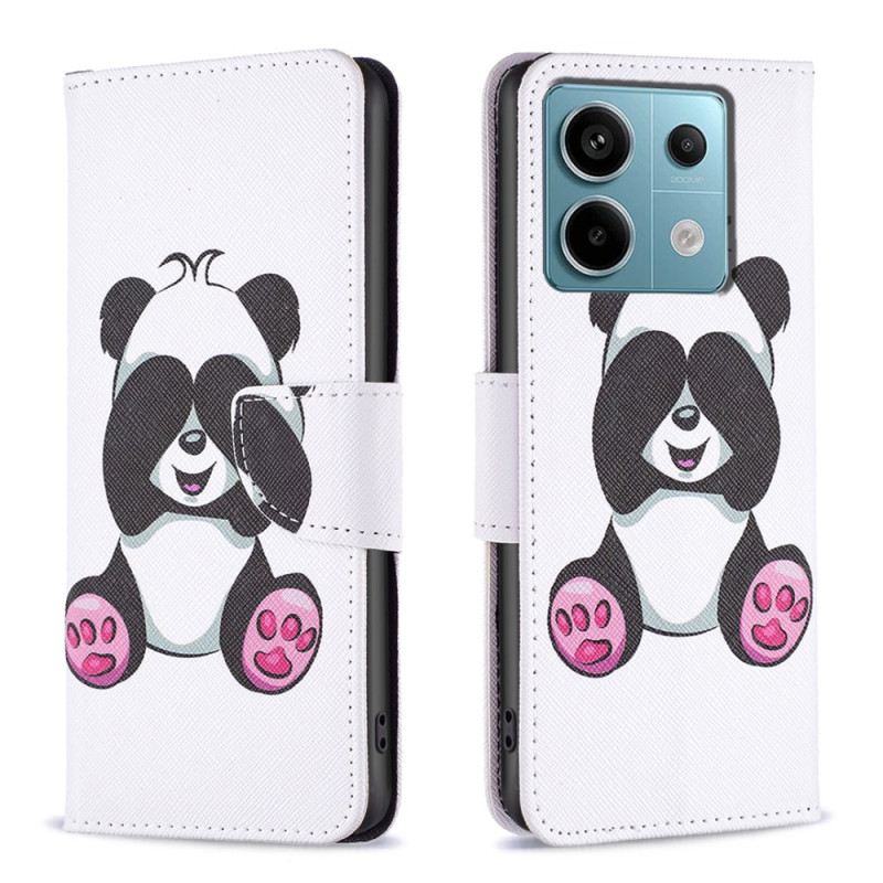 Bőrtok Xiaomi Redmi Note 13 Pro 5g Kis Panda